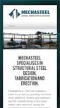 Mobile Screenshot of mechasteel.com